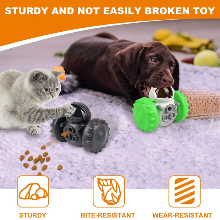 Robot Dog Toy Interactive Pet Food Dispenser