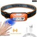 Mini Rechargeable Powerful Sensor Headlamp Fishing Camping