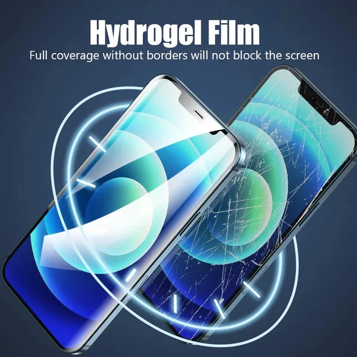 Pack Of 4 Soft Hydrogel Screen Protectors For Iphone