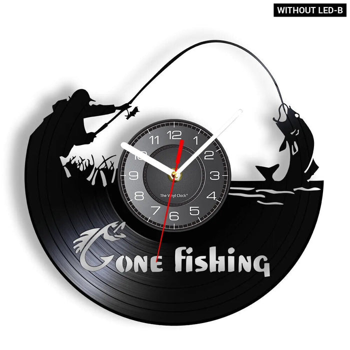 Vintage Fisherman Wall Clock