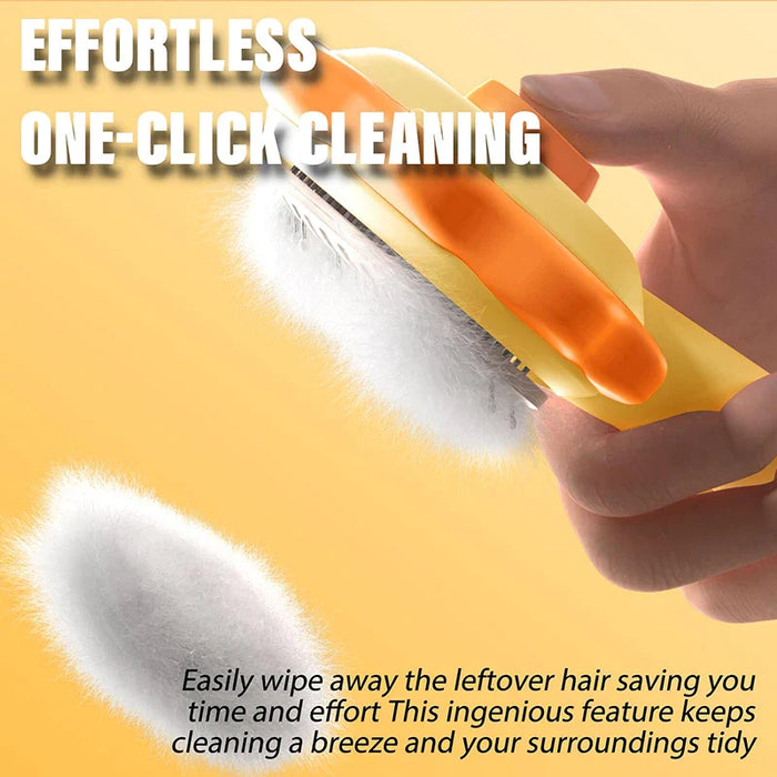 Professional Self Cleaning Pet Grooming Comb