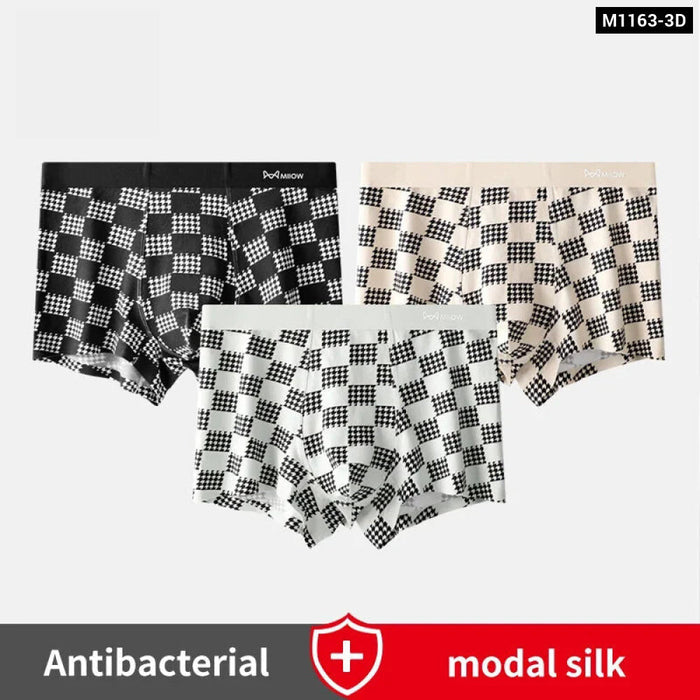 Pack Of 3 Soft Modal Mens Boxers