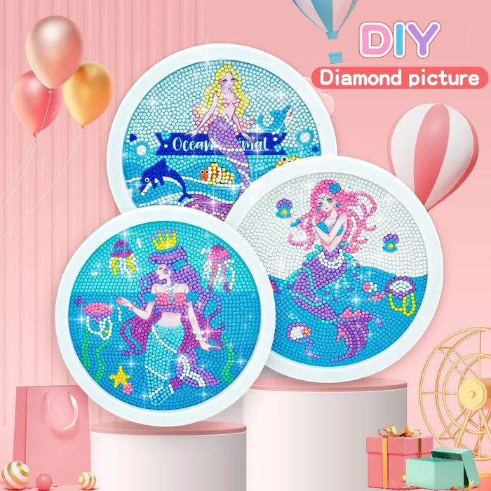 Animal Water Diamond Painting Kit With Po Frame