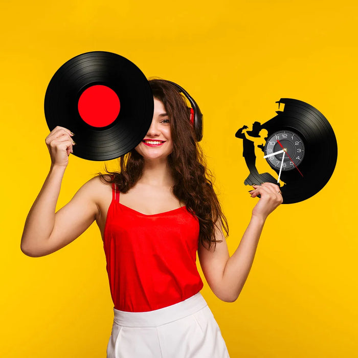 Vinyl Record Wall Clock