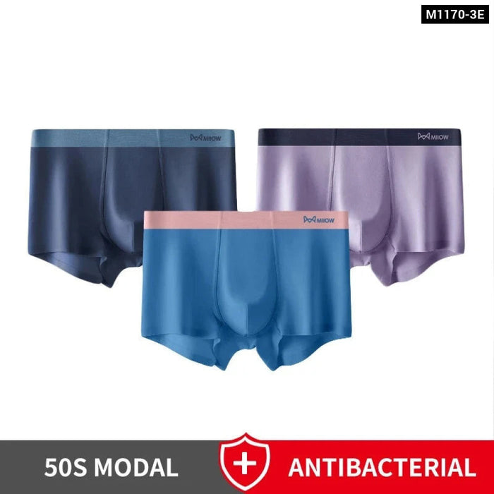 Pack Of 3 Modal Mens Boxer Shorts