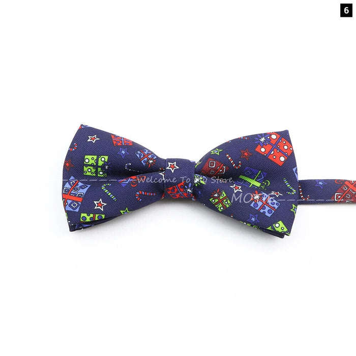 Christmas Milu Deer Bowties Festive Party And Wedding Accessory