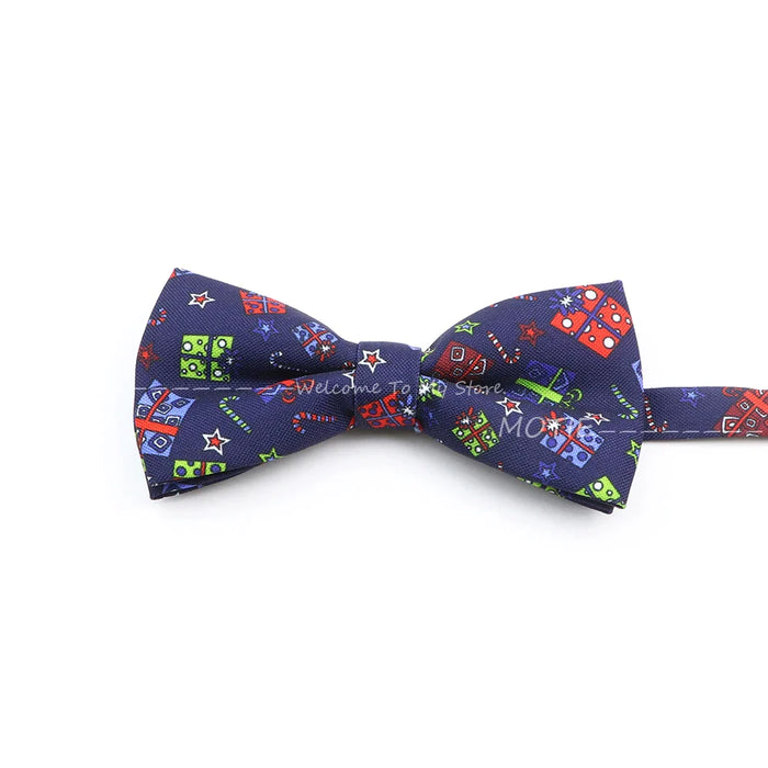 Christmas Milu Deer Bowties Festive Party And Wedding Accessory