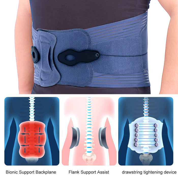 Pull Rope Lumbar Spine Fixation Brace For Pain Disc