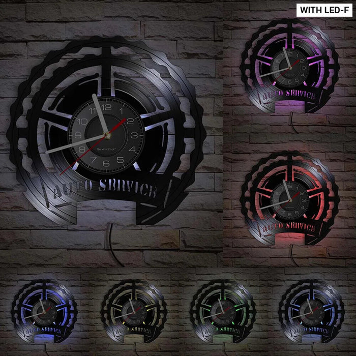 Car Repair Wall Clock