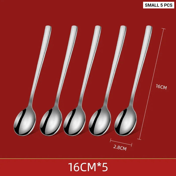 Convenient Stainless Steel Coffee Spoon Set