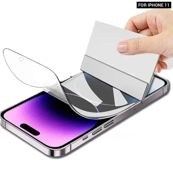 Pack Of 4 Soft Hydrogel Screen Protectors For Iphone