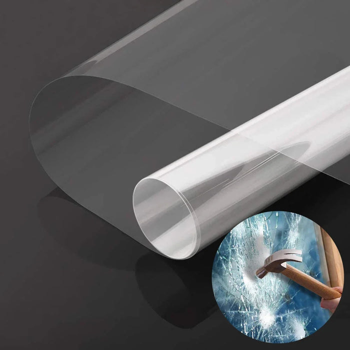 2/3/5M Anti Shatter Clear Safety Window Film