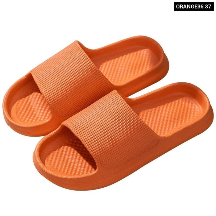 Fashion Men Women Sandals Anti Slip Wear Resistant EVA Thick Sole Comfortable Home Slippers Bathroom Flip Flops