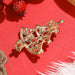 Sparkling Christmas Tree Lapel Pin For Women