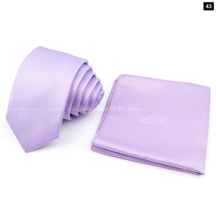 Colourful Bowtie Set Polyester For Mens Business And Wedding