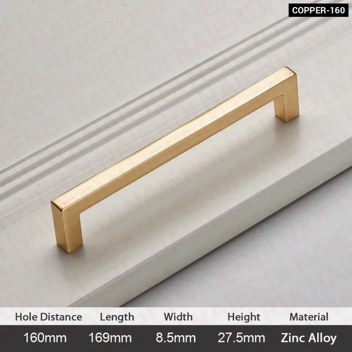 Modern Brushed Zinc Cabinet Handles