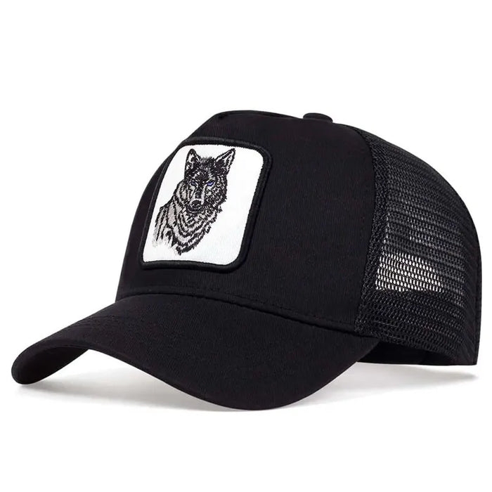 Wolf Embroidered Baseball Cap / Hat For Outdoor Sun Protection