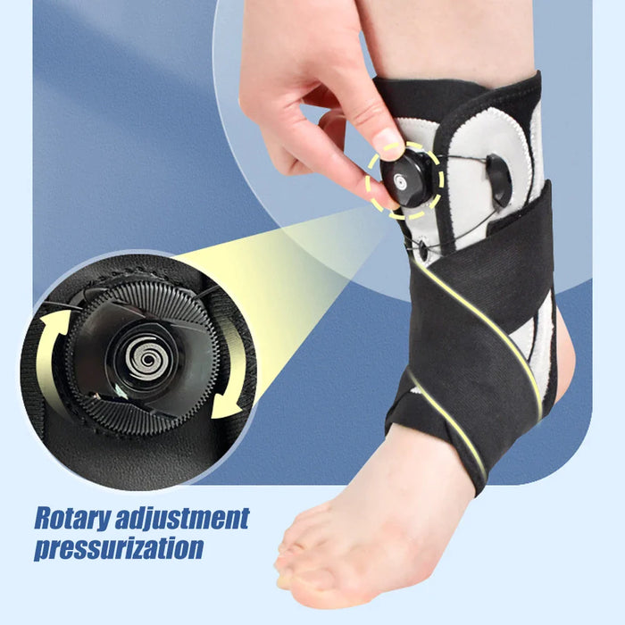 1 Pc Adjustable Lace Up Ankle Stirrup Compression For Sports Injury Recovery