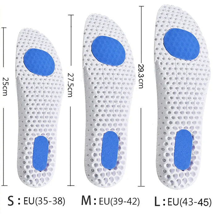 Shock Absorbing Sports Insoles For Comfortable Feet