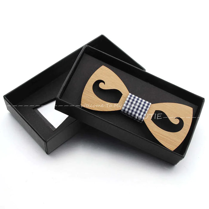 Wooden Hollow Out Bowtie For Parties Weddings And Gifts