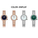 Stainless Steel Women’s Quartz Wristwatch With Starry Sky