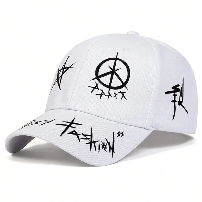 Patchwork Graffiti Print Hip Hop Baseball Cap / Hat