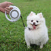 Retractable Dog Leash Anti Slip Handle No Tangle One Handed