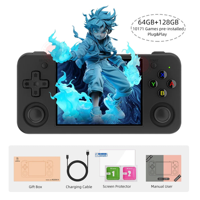 3.5 Handheld Console 5000 Retro Games 3300 Mah Ips Screen