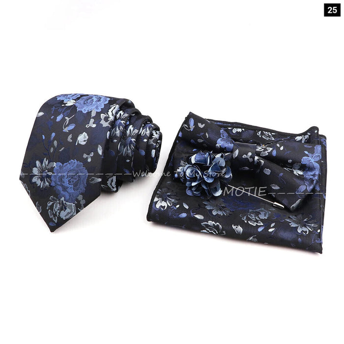 Classic Plant Tie Set For Weddings And Daily Wear