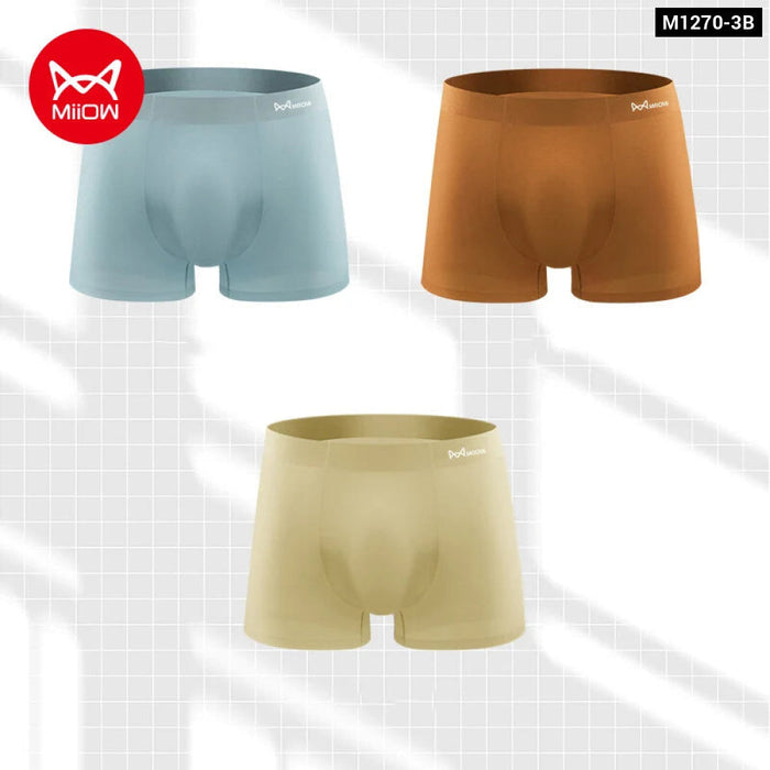 Pack Of 3 Ice Silk Mens Boxers