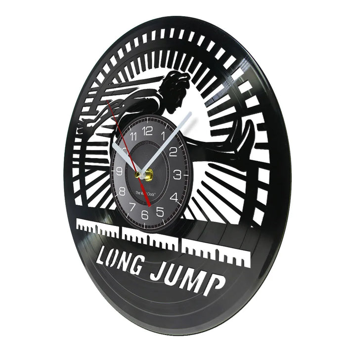 Track And Field Vinyl Record Wall Clock