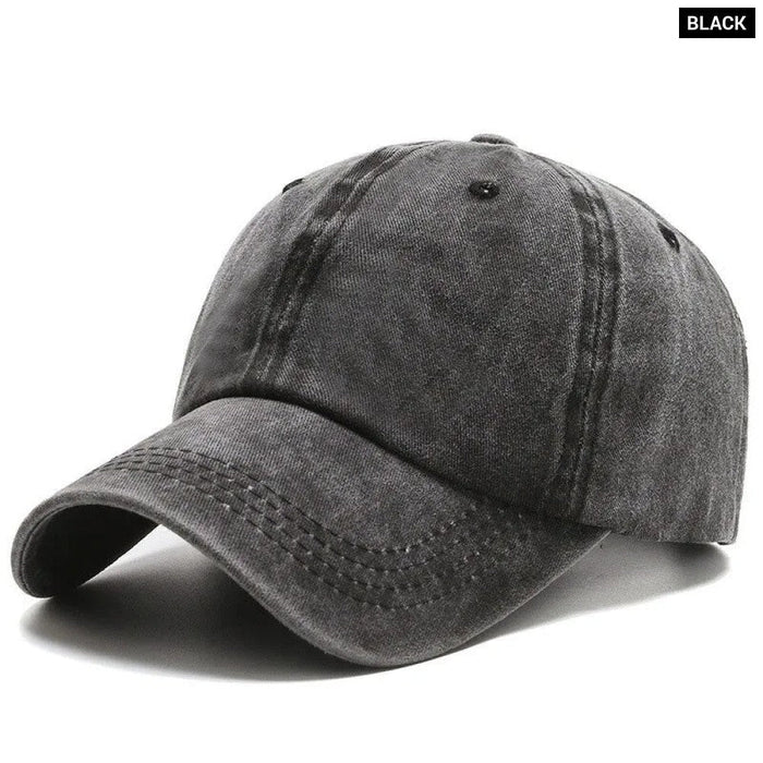 Cotton Soft Top Visor Sports Baseball Cap for Men and Women