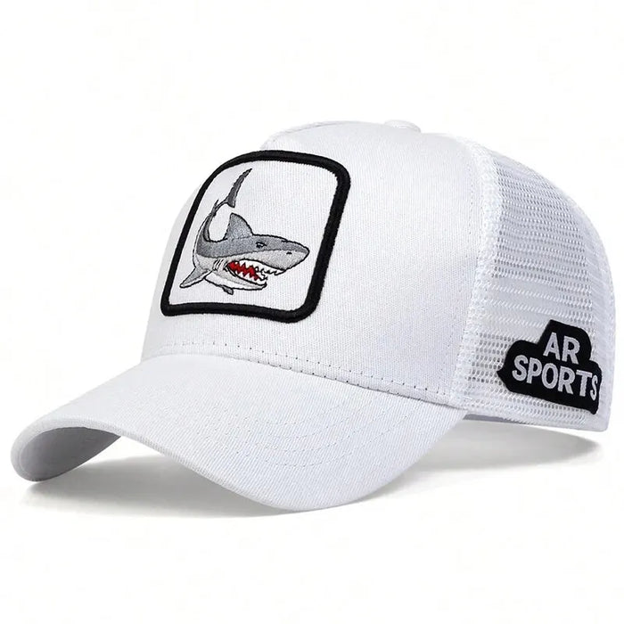 Adjustable Shark Embroidered Baseball Cap / Hat