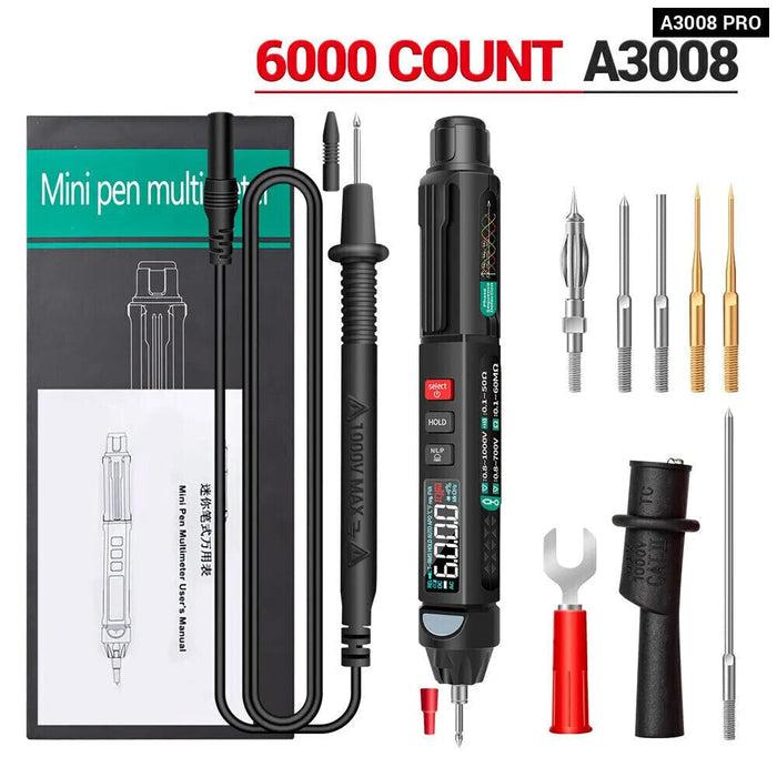 Aneng A3008 Digital Multimeter 6000 Counts