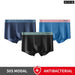 Pack Of 3 Modal Mens Boxer Shorts