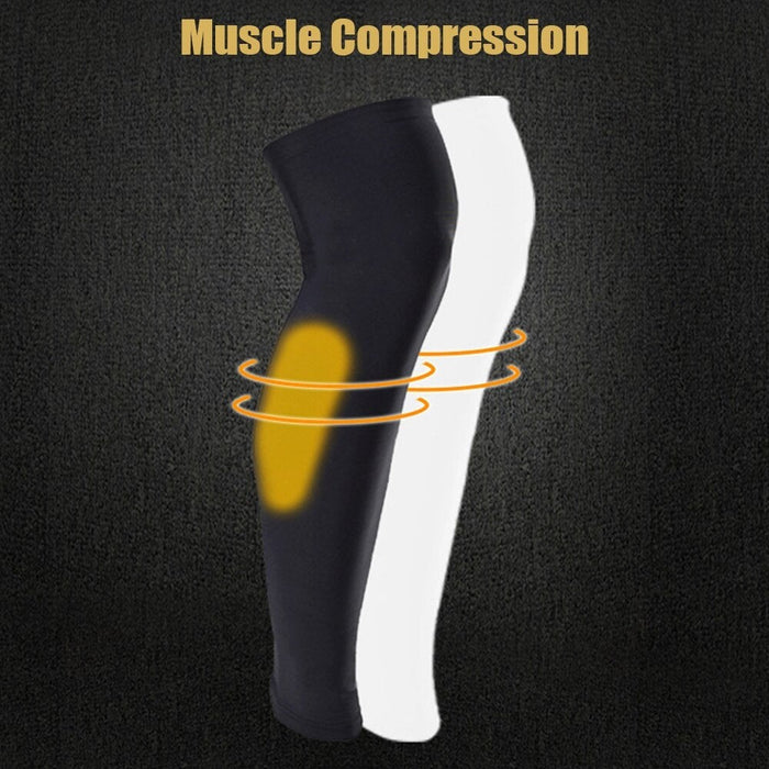 1Piece Anti-UV Anti-slip Breathable Leg Compression Sleeve For Cycling Running Basketball