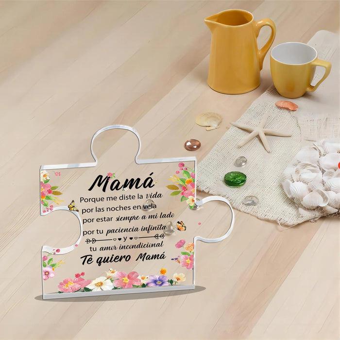 Spanish Mom Birthday Gift Acrylic Desk Decor Keepsake