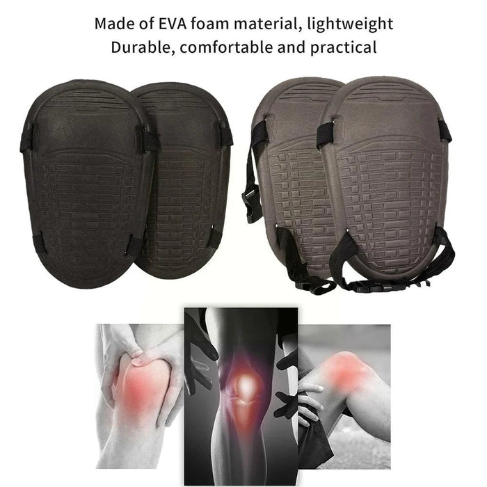 1 Pair Eva Foam Durable Collision Avoidance Ice Fishing Knee Pads For Sports Camping