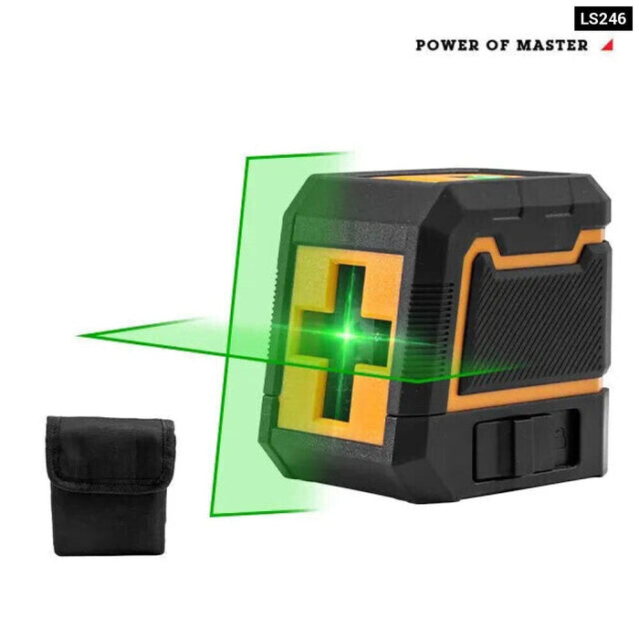 Hilda 2 Line Laser Level Self Leveling Green Laser Beam