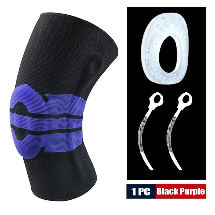 Sports Knee Compression Pads Patella Stabilizer for Cycling Running Weightlifting Basketball