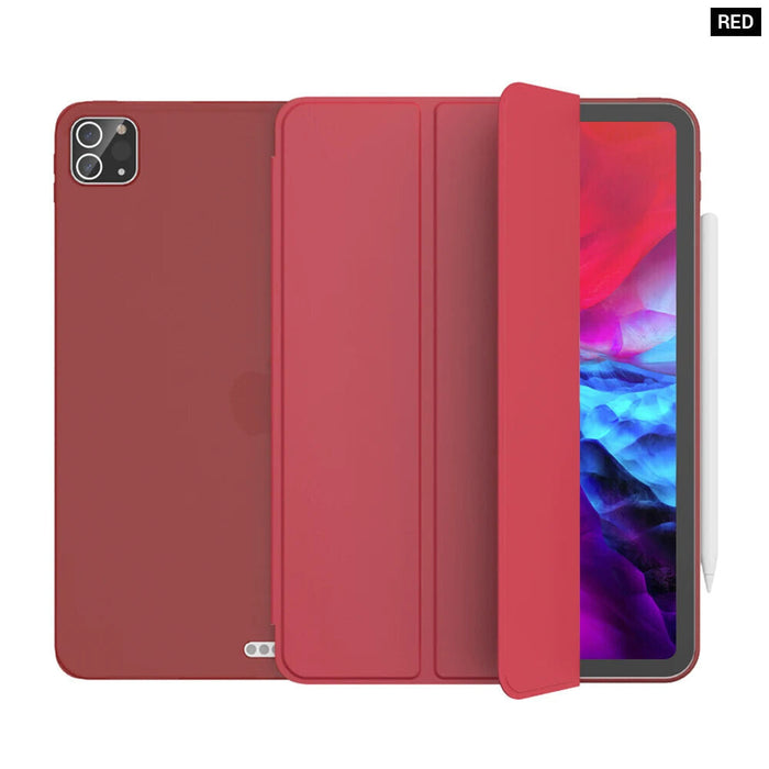 Smart Cover For Ipad Pro 11 12.9 Pu Leather Silicone Case