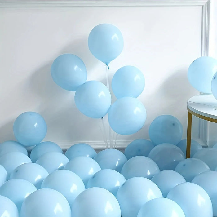 The Garland Set Consists Of 103 Matte Light Blue Latex Balloons Suitable For Engagement Valentine'S Day Birthday Decorations