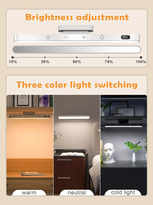 Rechargeable Led Desk Lamp With Touch Control And Magnetic Base