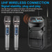 Pro Uhf Wireless Mic And Receiver For Karaoke