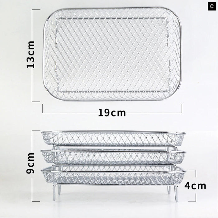 3 Layer Air Fryer Rack For Home Kitchen Oven