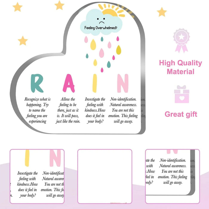 Mindful Rain Decor For Mental Health And Anxiety