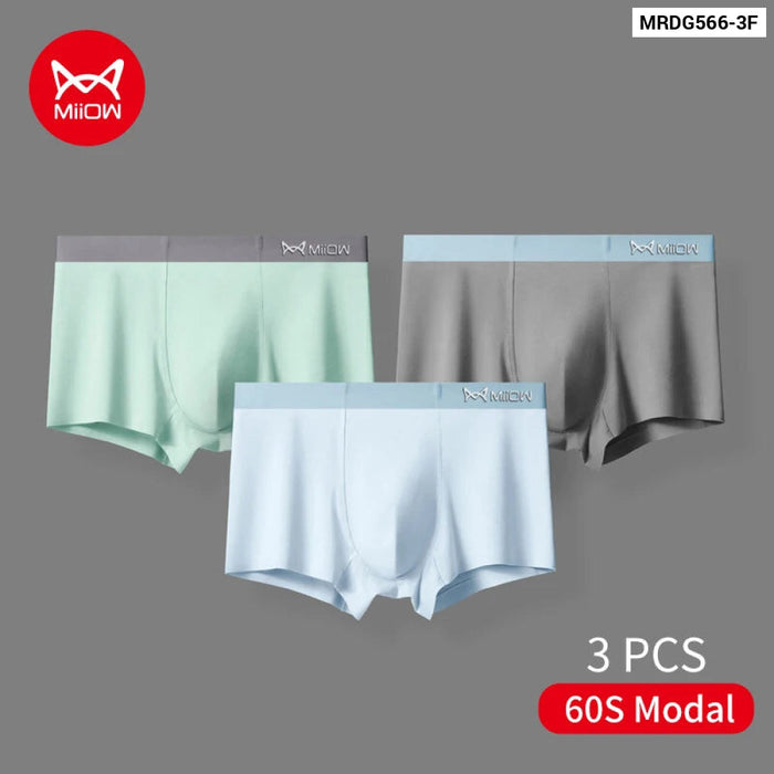 Pack Of 3 Modal Mens Boxer Shorts Soft Breathable