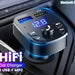 Tooth 5.0 Car Fm Transmitter With Dual Usb Ports