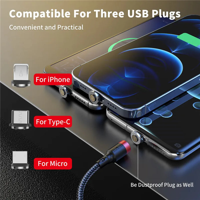 5A Magnetic Fast Charge Cable For Iphone Samsung