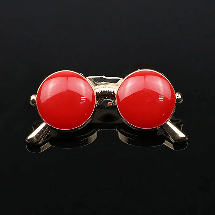 Alloy Glasses Brooch Enamel Pin For Men And Women